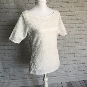 New York & Company White Top, Size M
